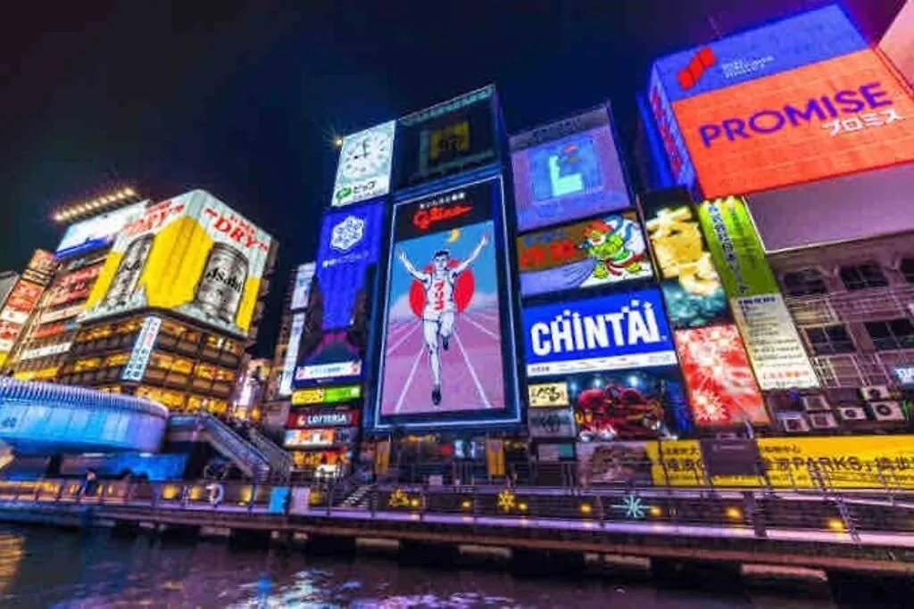 ー 8Greige ー 2Min Dotonbori Namba Kuromon Osaka Usj Wifi Unlimited Apartment